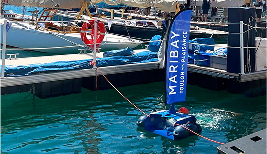 robot DPOL dans un port