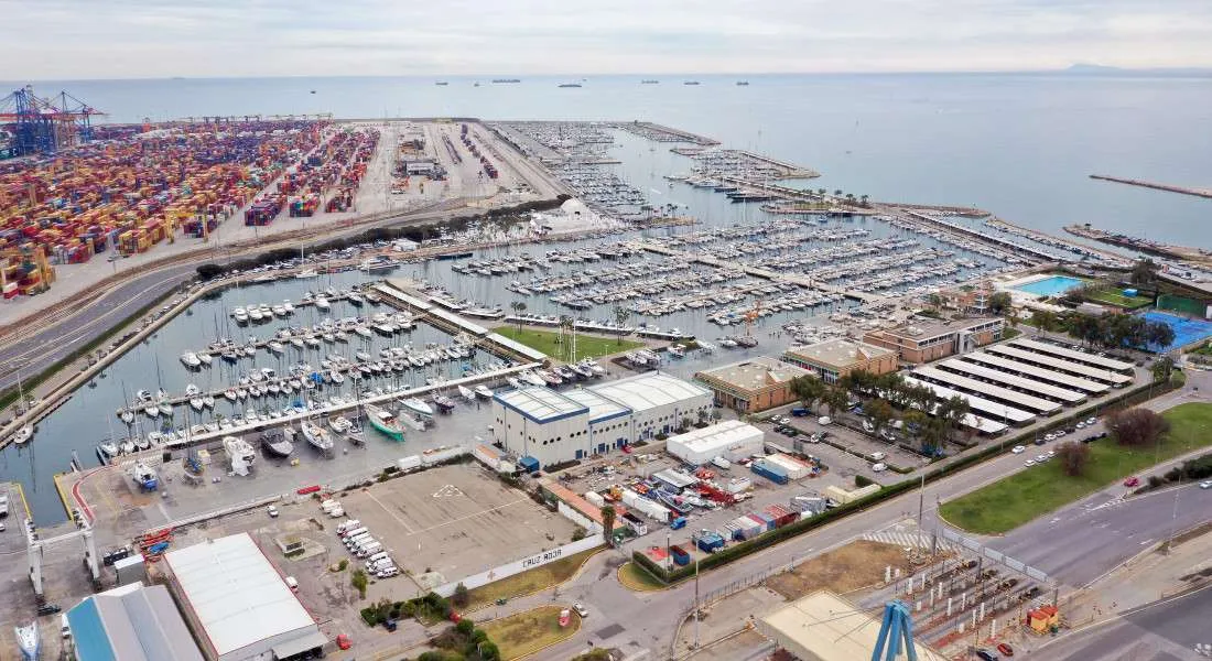 Real Club Nautico Valencia view